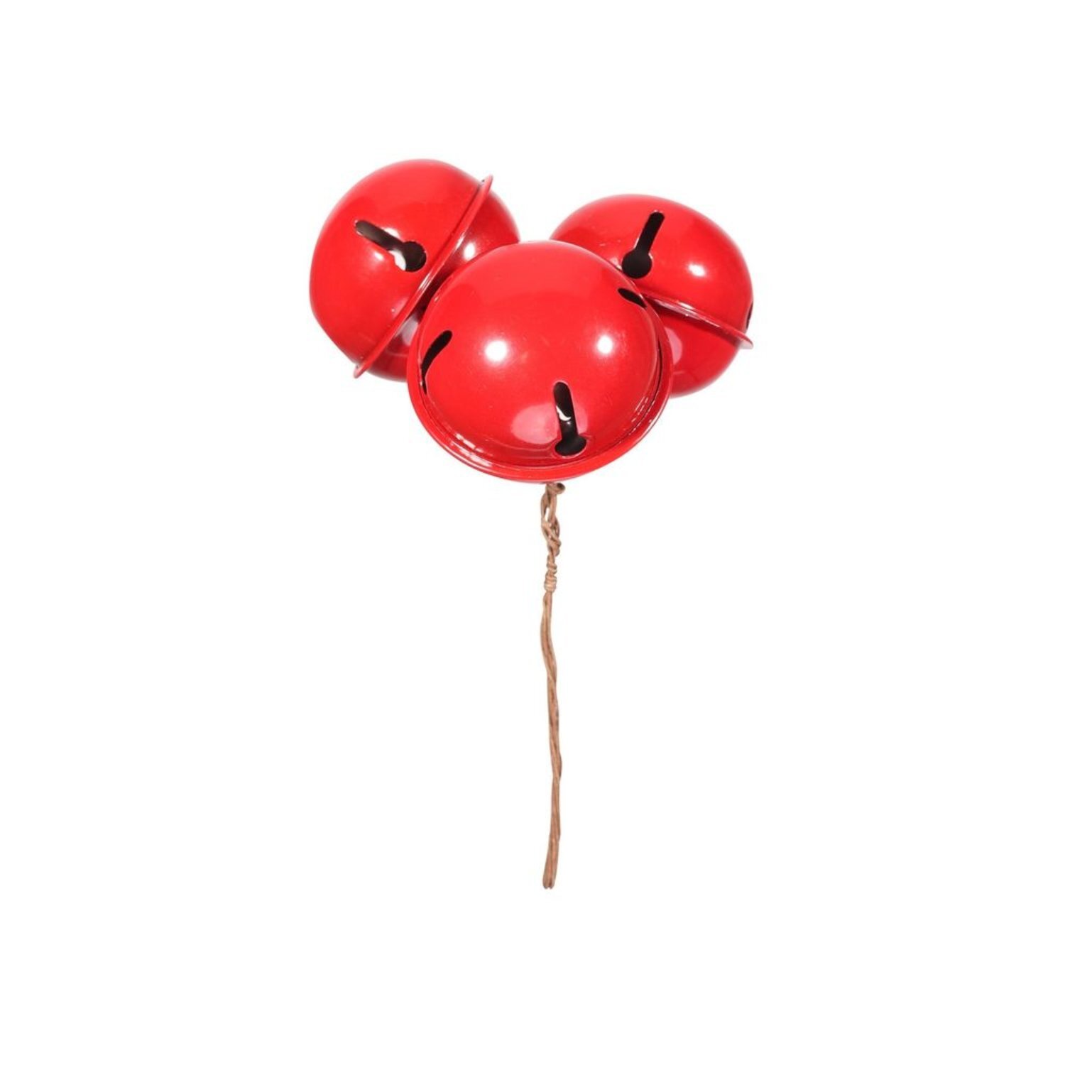  - Bells On Wire X3 5Cm 3 PackRed - Image 3