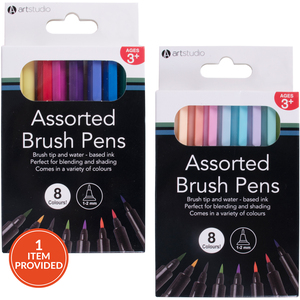 Pack of 8 Brush Pens