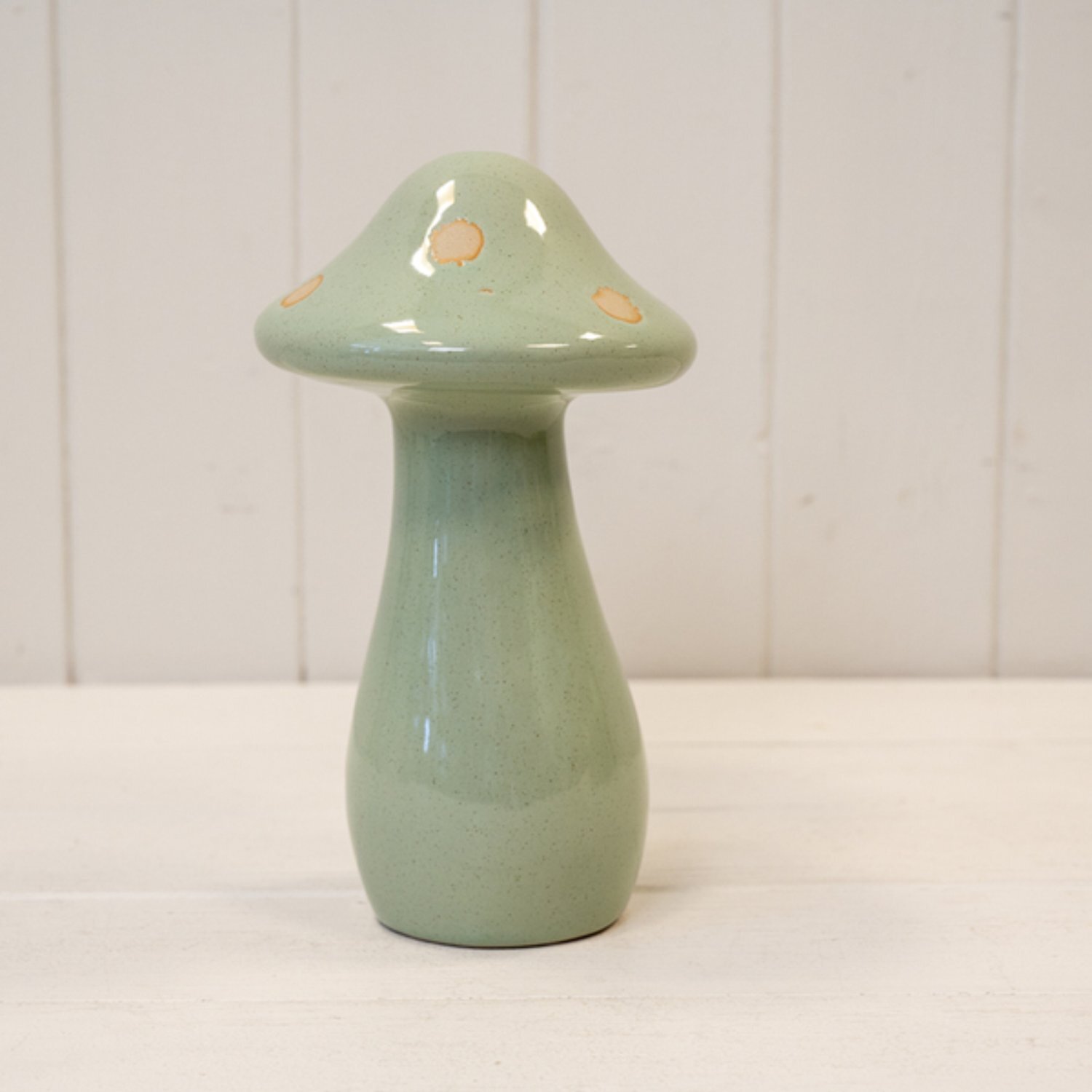 Kdmd Unisex Pale Green Medium Ceramic Mushroom - Image 2