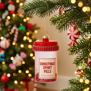 Christmas Spirit Pills Decoration