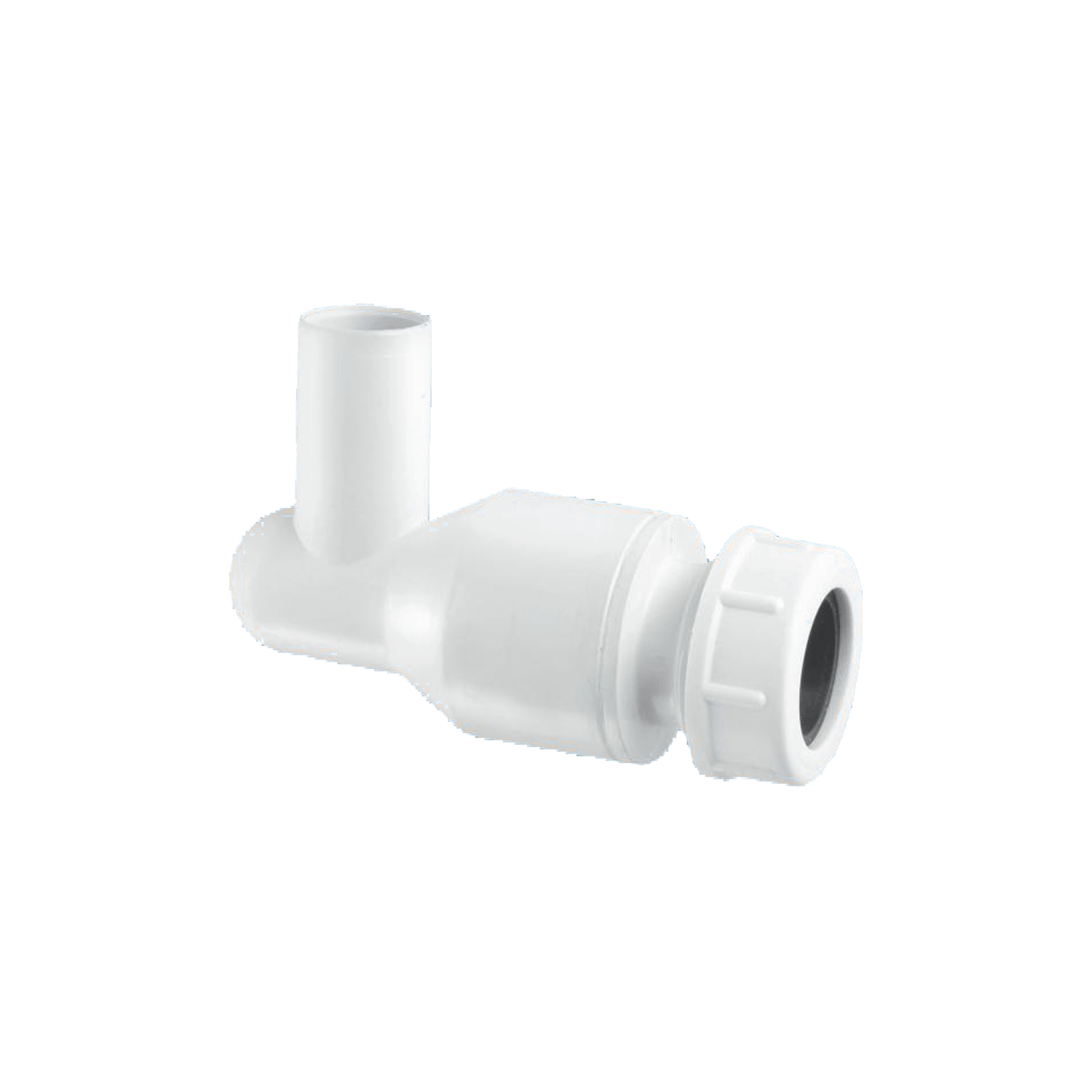Mcalpine Unisex White R29-Nrv 90° Elbow With Integral Non-Return Valve Plain Tail Inlet X 19/23Mm Universal Outlet In - Image 3
