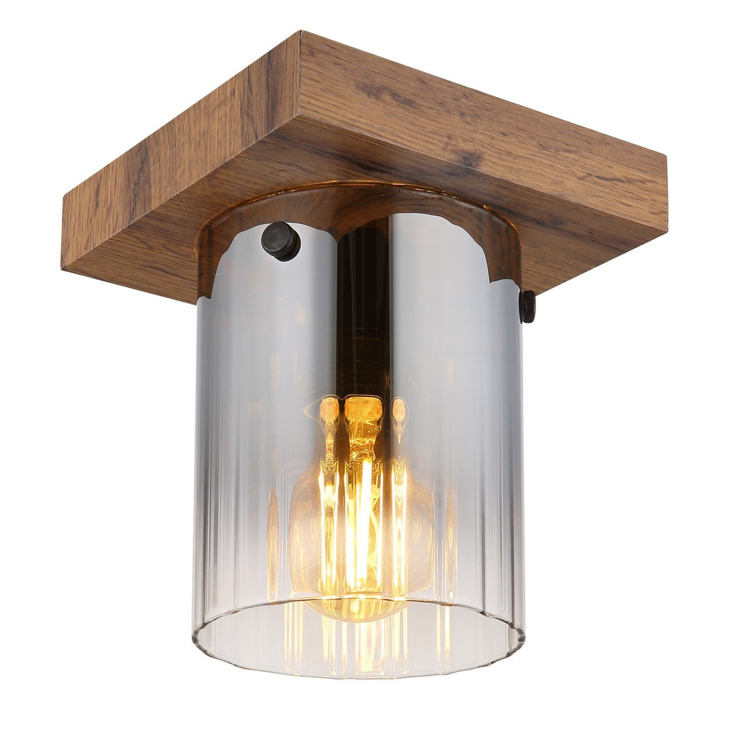 Globo Lighting Underwood Ceiling Light Wood
