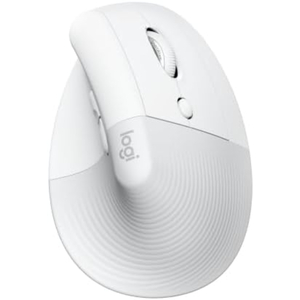 Logitech Lift for Business Vertical Ergonomic Mouse, Off White.