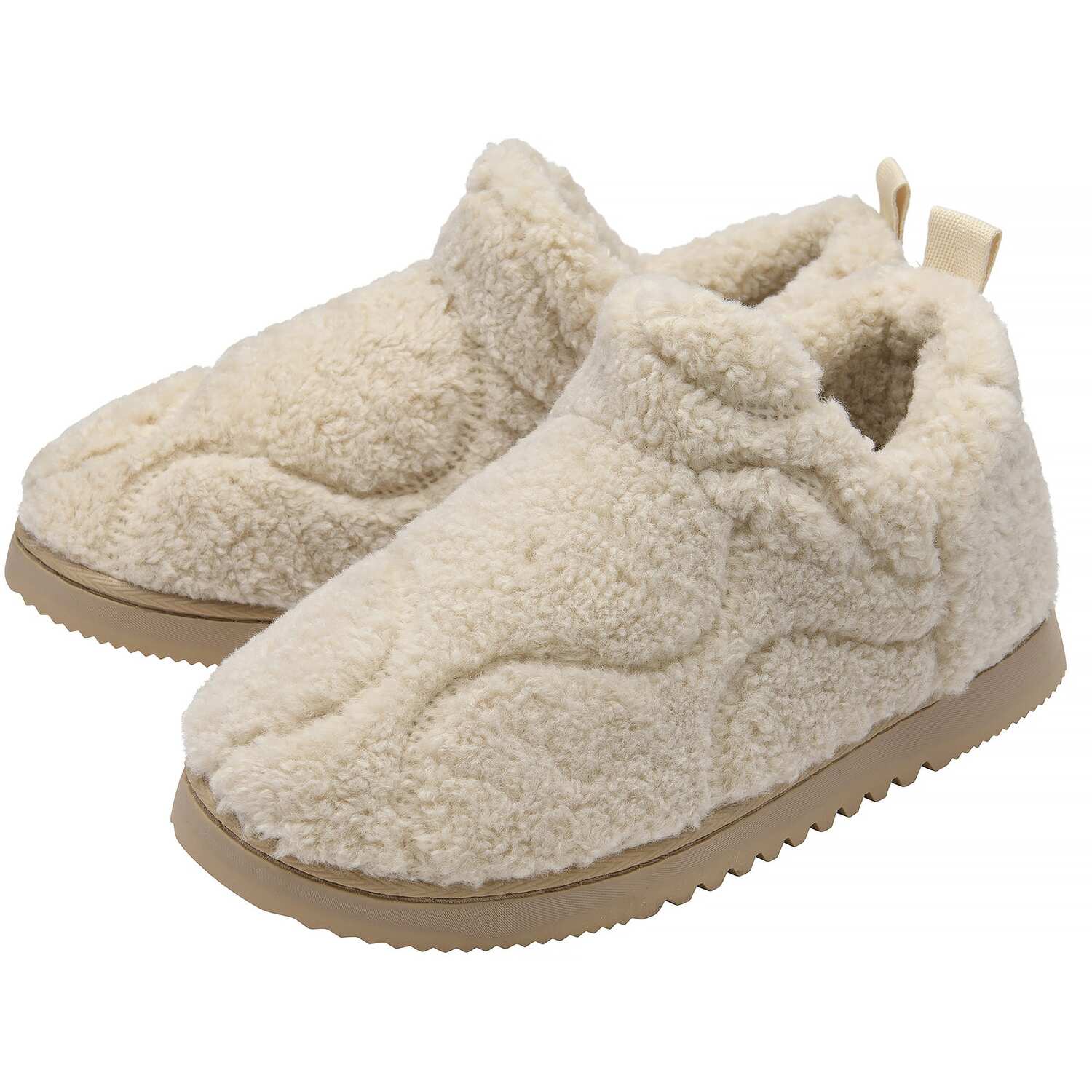 Dunlop Ladies Teddy Fleece Full Slippers