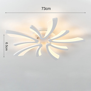 Silver / 50W / Dimmable V-Shaped LED Flush Light shot 998075