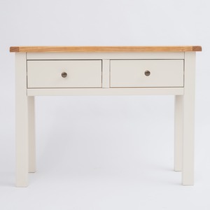 Maggiori 2 Drawer Console Table - Brass Knob