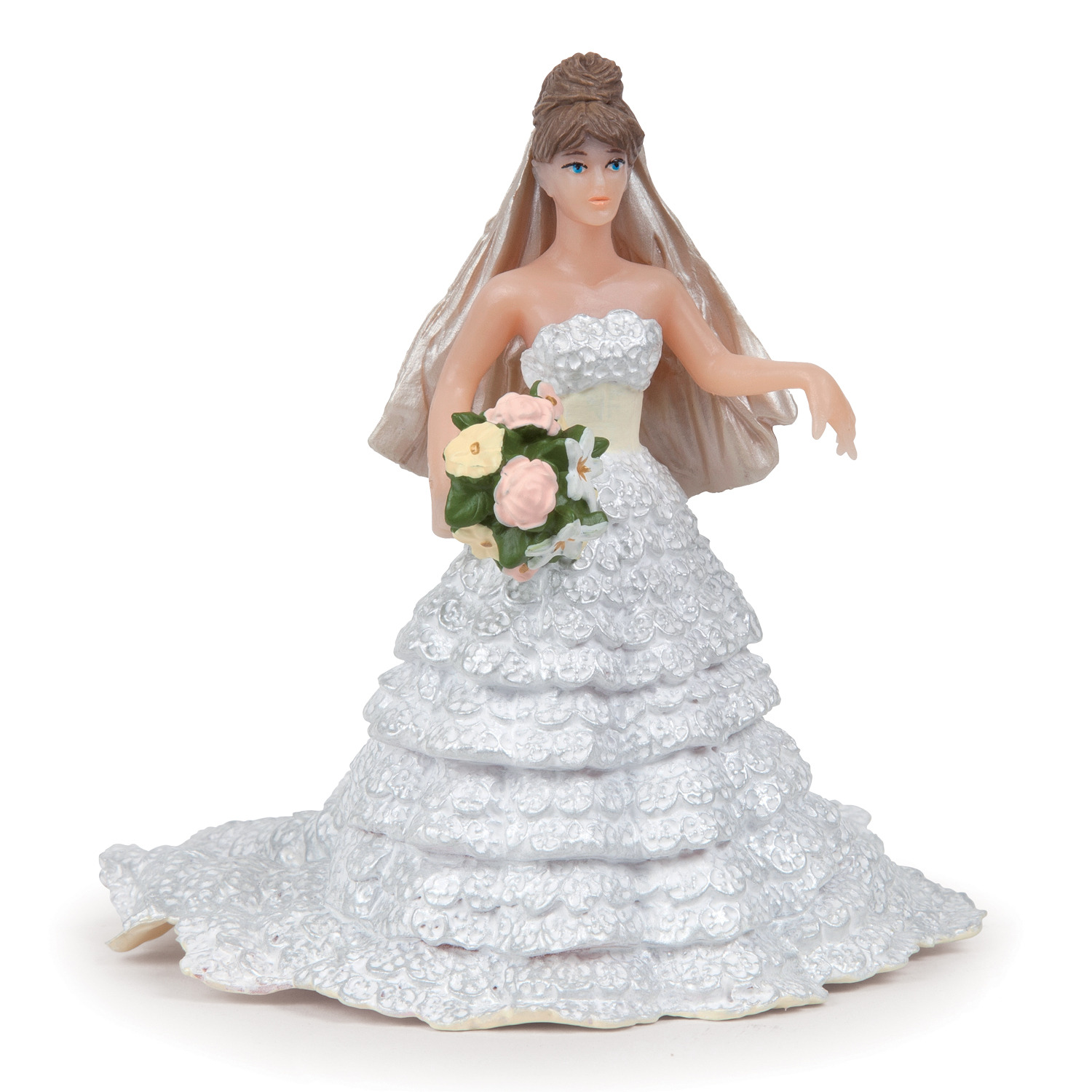 Image of PAPO The Enchanted World Bride in White Lace Toy Figure - White