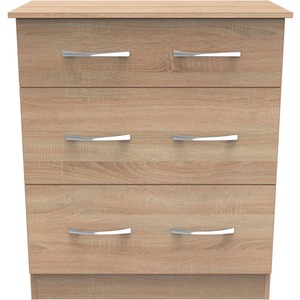 Avon Ready Assembled 3 Drawer Deep Chest