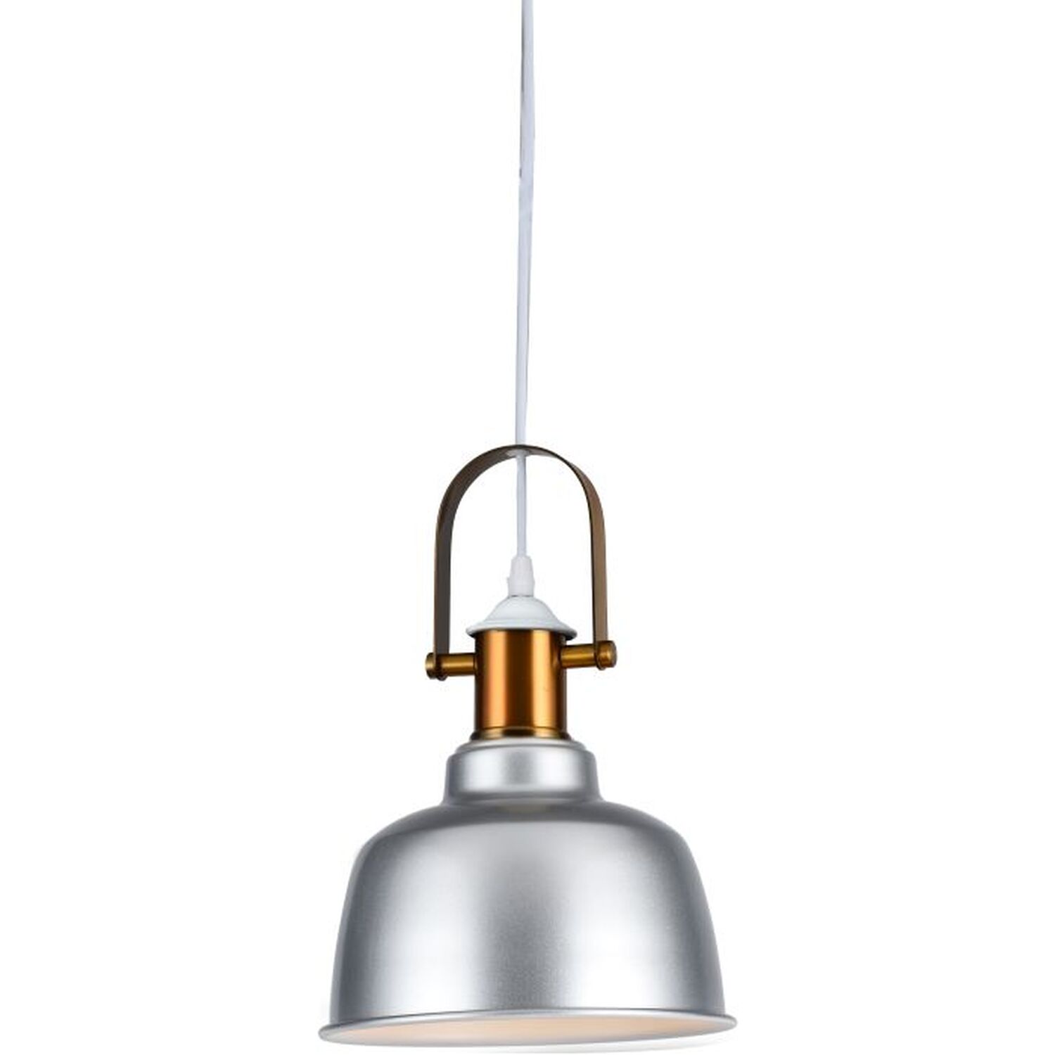 Cgc Georgie Industrial Metal Pendant Light - Silver