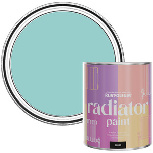 Rust-Oleum Radiator Paint in Gloss Finish - Teal 750ml