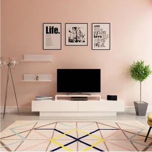 White Lusi TV Unit for TVs up to 72