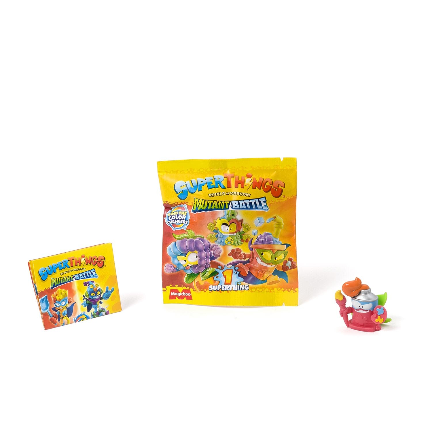 Image of SuperThings Mutant Battle Figure - Yellow
