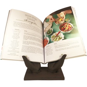 Cookbook stand - hands