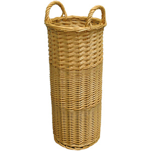 Woven Willow Wicker Umbrella and Walking Stick Basket Holder
