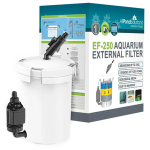 AllPondSolutions 800 litres per hour Aquarium External Filter EF-250