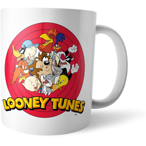 Official Looney Tunes Rings Logo Mug