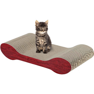 Cat Kitten Cardboard Corrugated Scratcher Sofa Bed