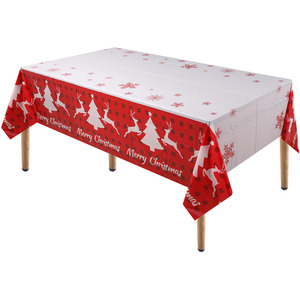 Christmas Tablecloths PVC Table Cover