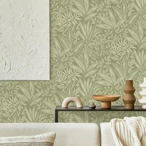 Sahara Leaf Fern Wallpaper