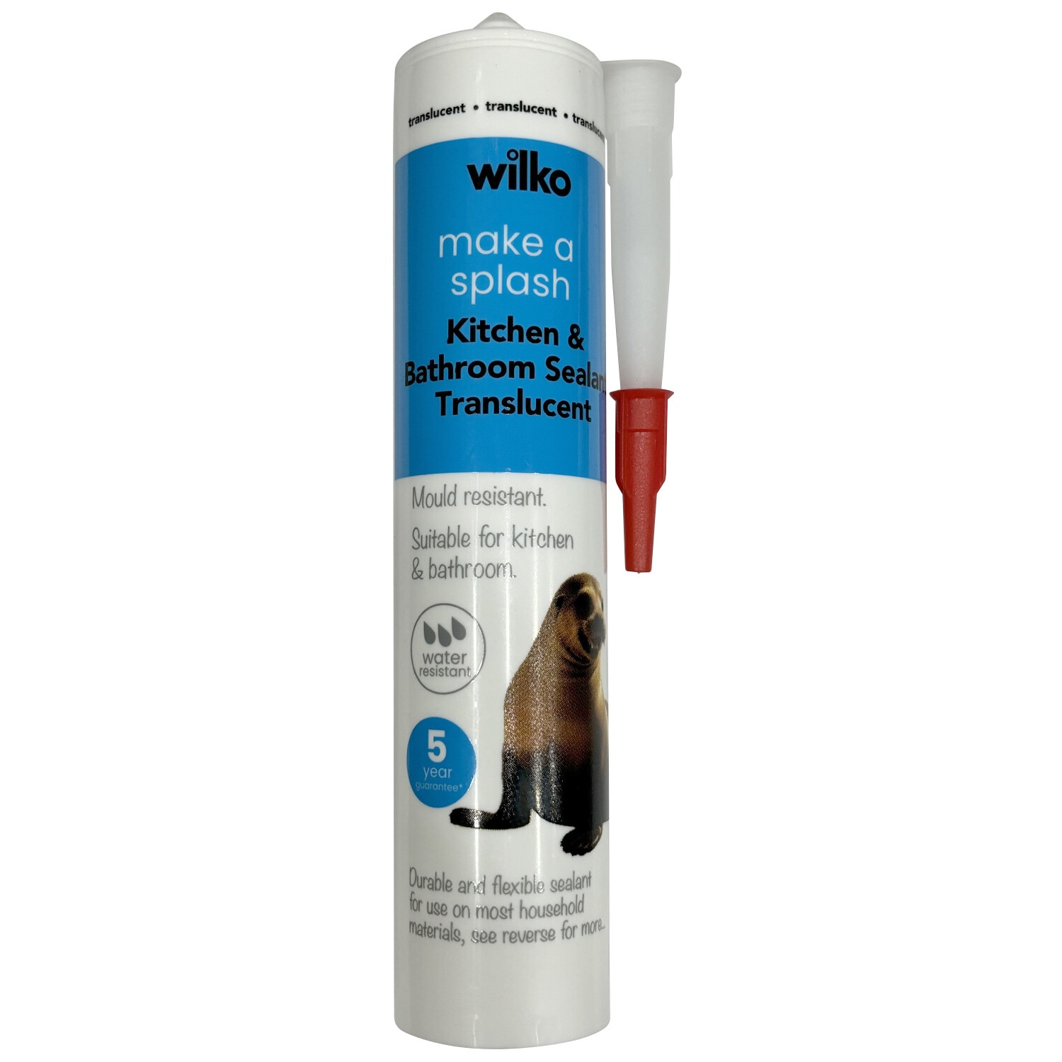 Kitchen and Bathroom Silicone Sealant 300ml - Translucent