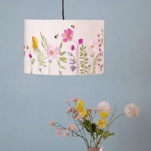 Embroidered Floral Shade