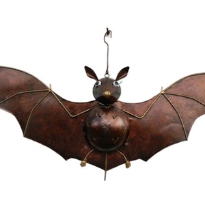 Hanging Tealight Holder Bat Bronze