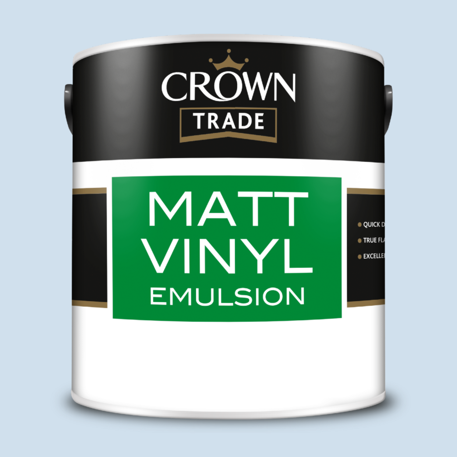 Crown Trade Vinyl Matt Emulsion - 2.5l - Moonlight Bay