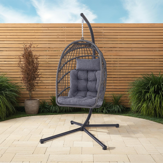 Como Hanging Rattan Egg Chair