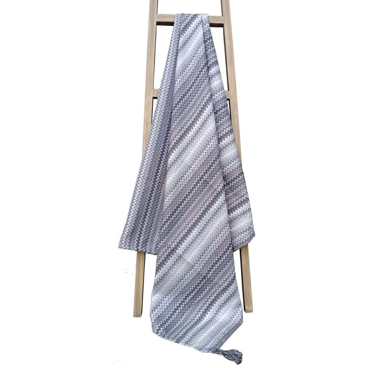Mia Bohemian Throw - Silver