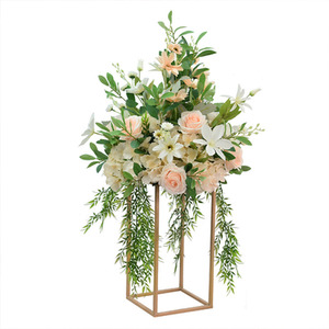 HomeScape Metal Flower Stand Pedestal for Weddings and Anniversary
