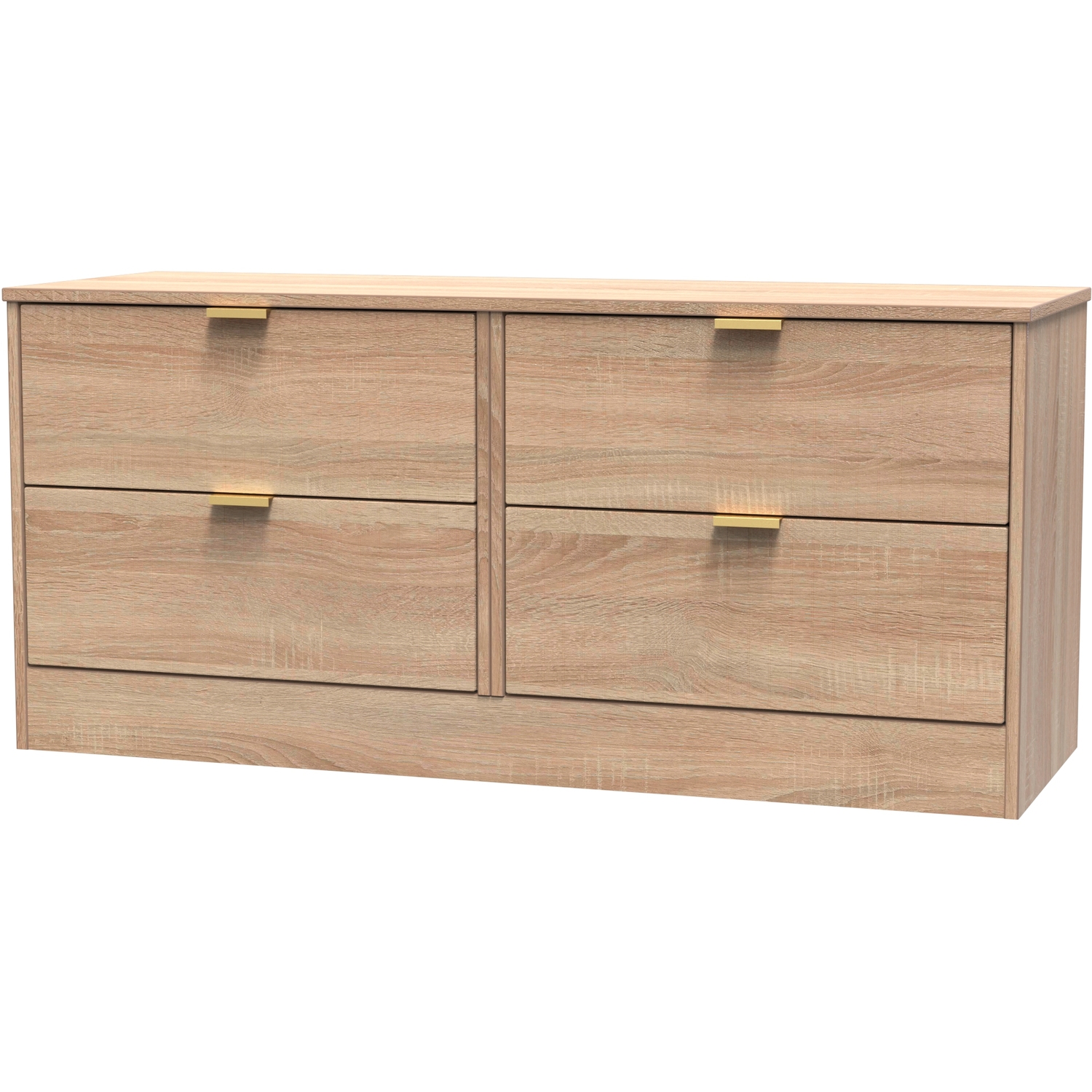 Nashville F Ready Assembled 4 Drawer Bed Box - Bardolino Oak