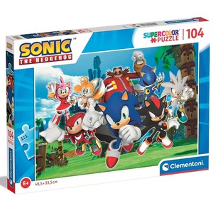 Sonic Puzzle 104 Pieces Jigsaw Puzzle
