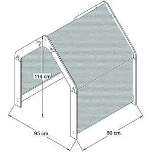 Yellow Indoor Kids Play House Tent  shot 9731577