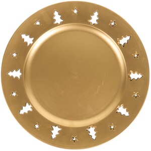 Christmas Tree Charger Plate