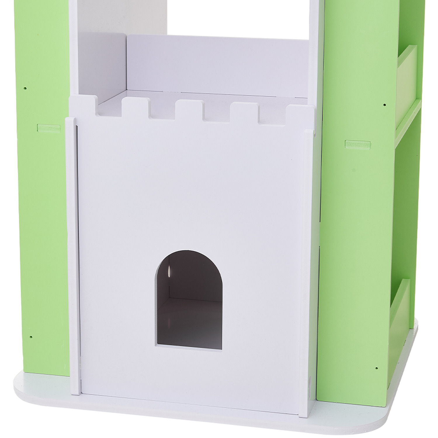 5-tier Castle Kids Rotating Bookshelf - Green