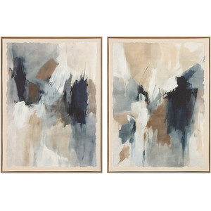 Hand Finished Misty Abstract Canvas