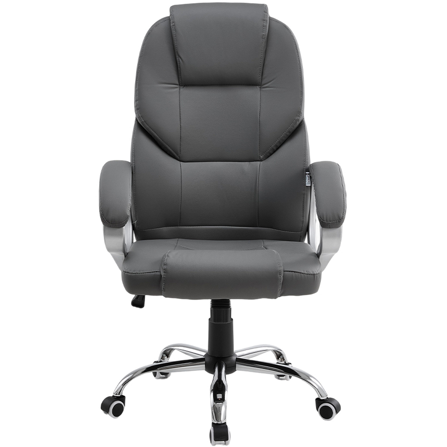 Swivel Gaming Office Chair With Casters - Grey