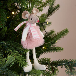 Hanging Fluffy Mouse