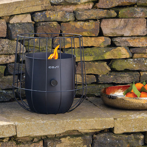 Cosi Wire Basket Tabletop Gas Fire Pit