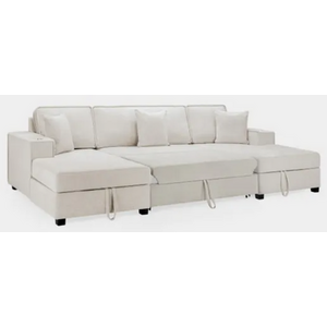 Milian Corner U Shape Sofabed With Storage