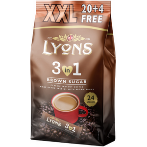 Lyons 3 In 1 Brown Sugar Instant Coffee