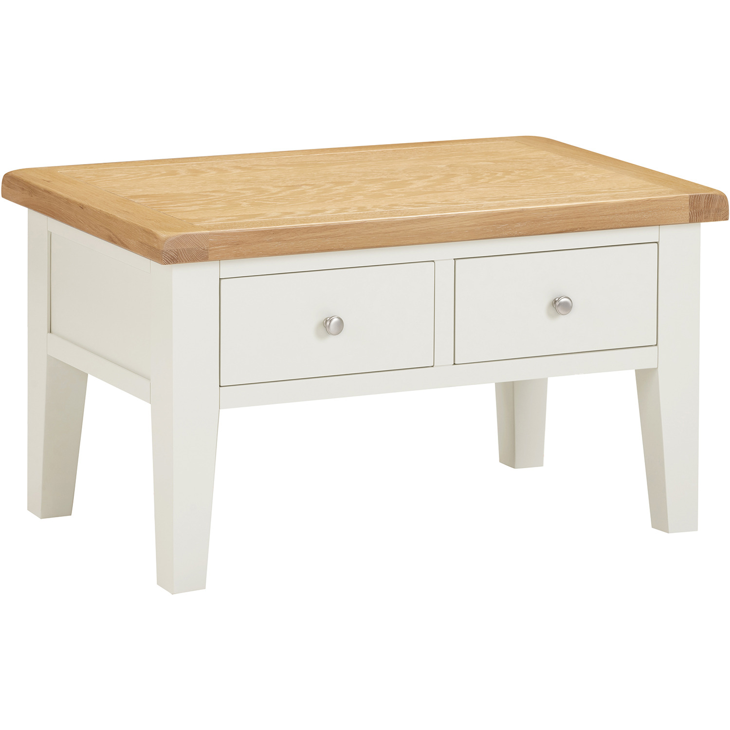 Windsor 2 Drawer Coffee Table Fully Assembled - Ivory