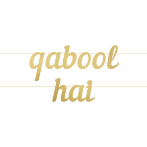 Qabool Hai Letter Banner