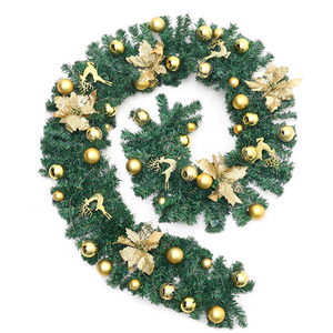 Lifeideas 270cm LED Berry Flower Christmas Garland