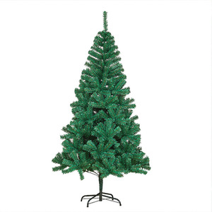 Realistic Green Artificial Christmas Tree with Stand