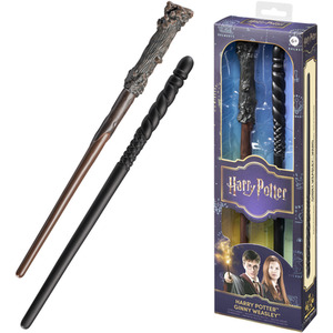 Harry Potter and Ginny Weasley Role Play Wands Twin Pack