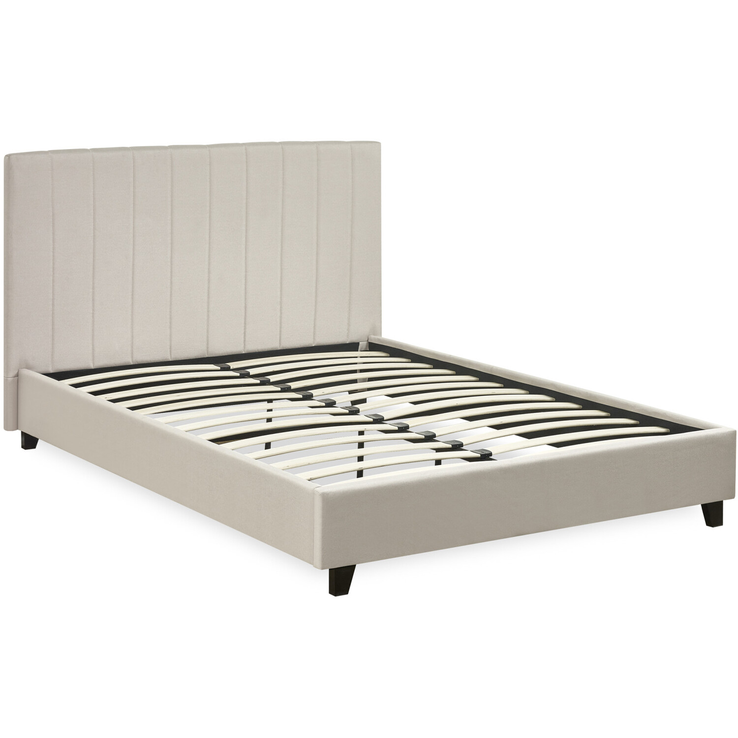 Aylen Bed Frame - Oatmeal King