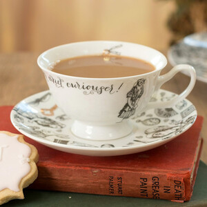 Victoria And Albert Alice In Wonderland Cup And Saucer
