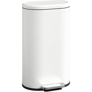 HOMCOM 30L Kitchen Bin with Soft-Close Lid