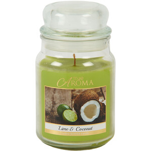 Lime and Coconut Large Mason Jar Candle